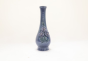 Khurja Pottery Flower Vase Bottle Shape Blue Colour Size 10 Inches
