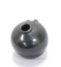  Black Pottery Flower Vase Face Shape
