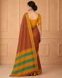 Ilkal Cotton Saree Small Checks || Maroon Colour & Green Pallu with 80cm Blouse || Saras Aajeevika