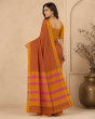 Ilkal Cotton Saree Small Checks || Maroon Colour & Pink Pallu with 80cm Blouse || Saras Aajeevika