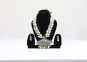 Elegant Green Dori Necklace & Earring Set with Pendant | Saras Aajeevika