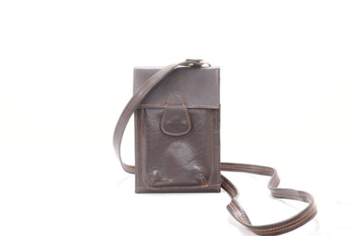  Leather Sling Bags Passport Tan Brown
