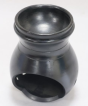 Black Pottery Aloma Lamp / Diffuser