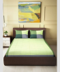  Bedspread Cotton Parrot Green Line 90X100 Inch