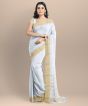 Chanderi Palla Jal || Silk Cotton || Off White || 6.5 Mtr || Saras Aajeevika