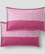 Double Bedsheet Cotton Dark Pink With White || 90*108 || Saras Aajeevika