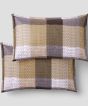 Bedsheet Cotton Double Bed || Brown Grey Square || 90X100 inch || Saras Aajeevika