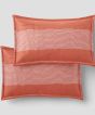 Bedsheet Cotton Double Bed || Orange White Line || 90X100 inch || Saras Aajeevika