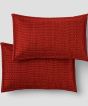 Bedspread Cotton Double Bedsheet || Red Yellow Square || 90X100 inch || Saras Aajeevika