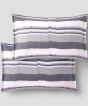 Bedspread Cotton Double Bedsheet || White Black Line || 90X100 inch || Saras Aajeevika