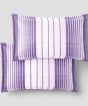 Bedspread Cotton Single Bedsheet || White Violet Line || 90*60 Inch || Saras Aajeevika
