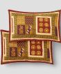 Bedsheet Block Print Cotton || King Size Bedsheet With 2 Pillow Covers || Yellow 90*108 inch || Saras Aajeevika