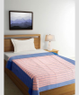  Bedspread Cotton Pink Blue Line 90X60 Inch