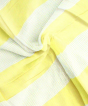 Bedspread Cotton Yellow White Square 90 X 60 Inch