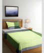  Bedspread Cotton Parrot Green Line 90X100 Inch