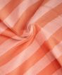 Bedsheet Cotton Double Bed || Orange White Line || 90X100 inch || Saras Aajeevika