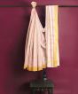Chanderi Shoulder Pallu || Silk Cotton || Pink || 6.5 Mtr. || Saras Aajeevika