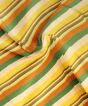 Bedspread Cotton Single Bedsheet || Yellow Green Line || 90X60 inch || Saras Aajeevika
