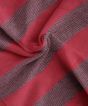 Bedspread Cotton Single Bedsheet || Maroon Black Line || 90*60 Inch || Saras Aajeevika 
