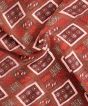 Bedsheet Block Print || Cotton With Pillow Cover Double Bedsheet || Red 90*108cm || Saras Aajeevika
