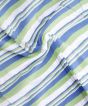 Bedsheet Cotton White Green Line 90*100 inch || Saras Aajeevika