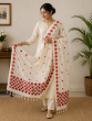 Kota Phulkari Duppatta || 2.25 Meter || Red Flower || Saras Aajeevika