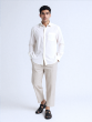 Linen Full Sleeves Shirt White M