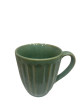 MILK MUG KHURJA POTTERY | Handcrafted Ceramic Mug | Kitchen Essentials | Green Milk Mug