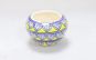 Khurja Pottery: Indoor Pot, Apple-Shaped, Medium (4 Inches) - Yellow