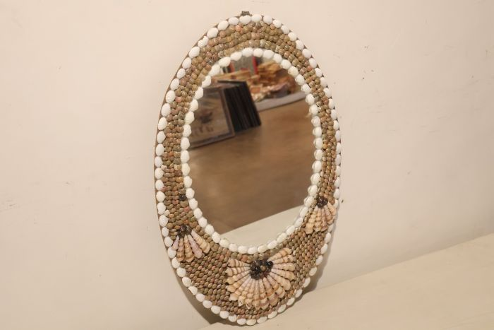  Decorative Mirror Oval Shell