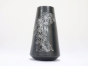  Black Pottery Flower Vase Cone Shape