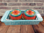 Snacks jar wooden set of 2 | Saras Aajeevika