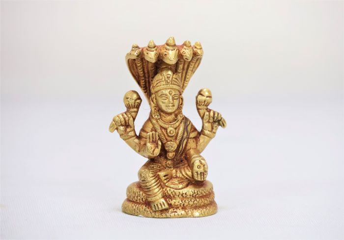 Brass Idol Figurine Red Maa Lakshmi | SHG Product | Uttar Pradesh | Devotional | Traditional | Auspicious 