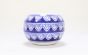 Khurja Pottery Indoor Pot Apple Shape || Navy Blue Colour || Big Size 5 Inch || Saras Aajeevika