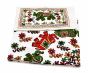 Kachchh Style Cotton Bedsheet with Elephant Design || White & Green || 8 x 7 ft || Saras Aajeevika