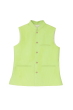 Sleeveless Cotton Jacket Light Green 38