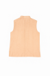 Sleeveless Cotton Jacket Light Peach 38 