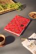 Diary Lock Diary Cotton Chunri Red 8*10 || Saras Aajeevika