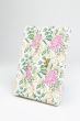 Diary S-Cut Button Sheet || White With Pink Flower || 8*10 || Saras Aajeevika