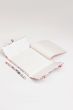Diary Pencil white With Pink Flower || 7*7 || Saras Aajeevika