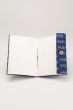 Diary Button cotton Sanganeri Print || Blue 6*8 || Saras Aajeevika