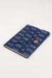 Diary Button cotton Sanganeri Print || Blue 6*8 || Saras Aajeevika