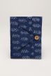 Diary Button cotton Sanganeri Print || Blue 6*8 || Saras Aajeevika