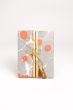 Diary Bamboo Sheet || Marvel Grey Orange Prints || 6*8 || Saras Aajeevika
