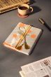 Diary Bamboo Sheet || Marvel Grey Orange Prints || 6*8 || Saras Aajeevika