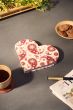 Diary Heart Shape || White Colour with Rajasthani Booty ||  7x8 