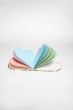 Diary Heart Shape || White Base Green Red Petals Design || 7x8 || Saras Aajeevika