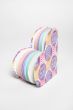 Diary Heart Shape || White Base Circle Tricolour (B,R,G) || 7x8 || Saras Aajeevika