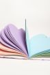 Diary Heart Shape || White Base Circle Tricolour (B,R,G) || 7x8 || Saras Aajeevika