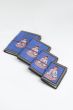 Diary Bahi Devnagri || Black Print Buddha || Blue Color || (4 pcs) || Saras Aajeevika